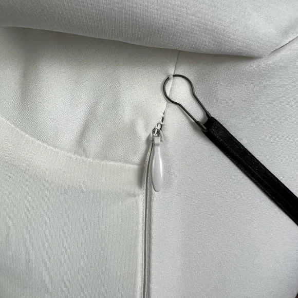 NEW NBD REVOLVE IVORY FIT & FLARE MINI DRESS - Picture 8 of 12